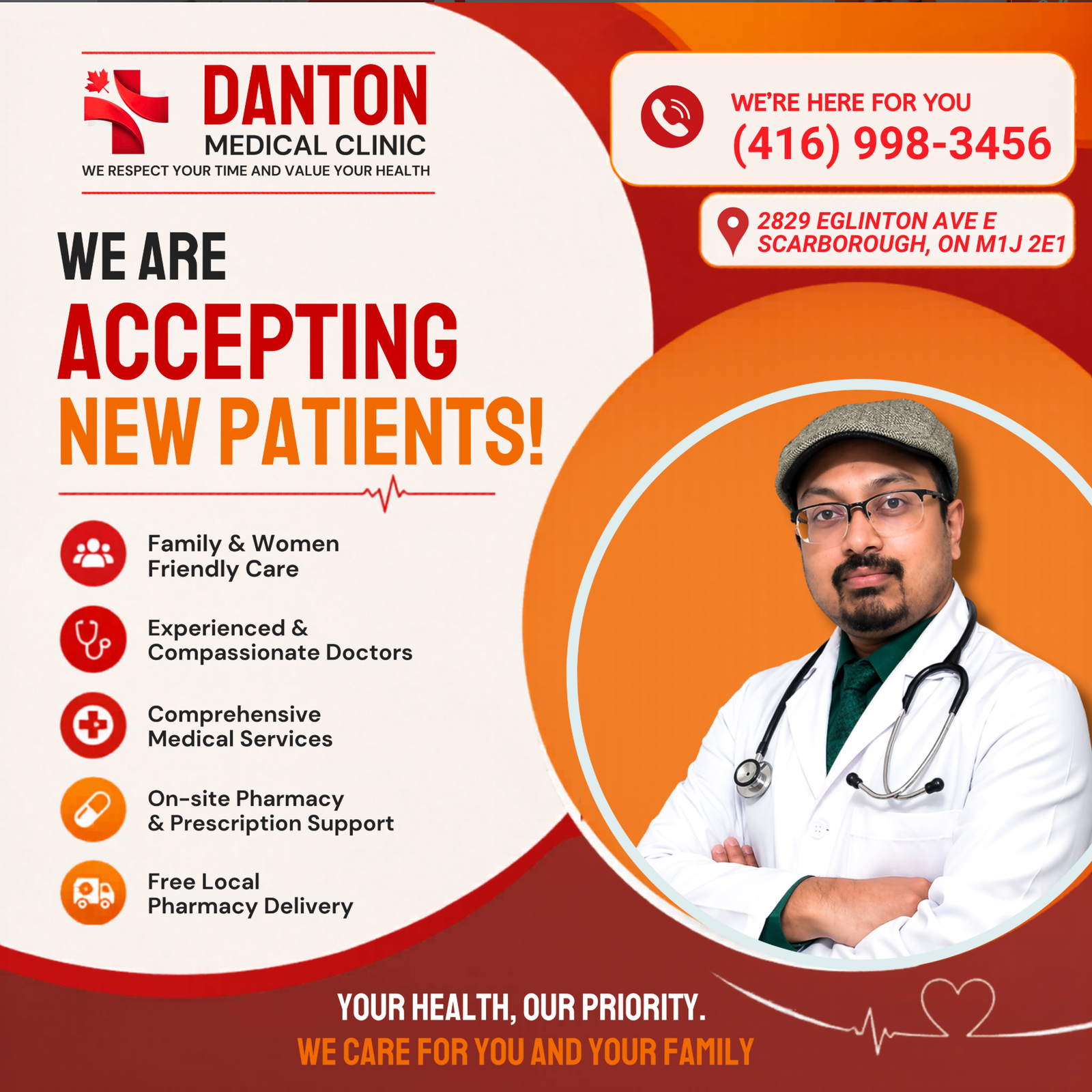 Danton Medical Clinic Scarborough patient care information visual