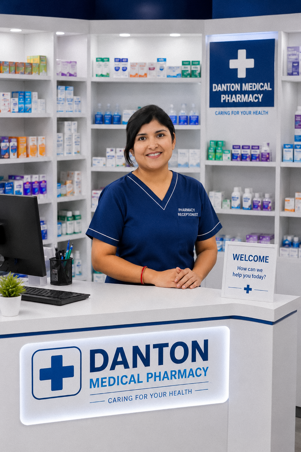 Danton Medical Pharmacy prescription refill and medication counselling services on Eglinton Ave E in Scarborough